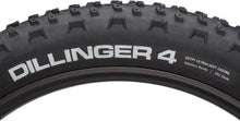 Load image into Gallery viewer, 45NRTH Dillinger 4 Tire - 27.5 x 4, Tubeless, Folding, 120tpi, Studdable
