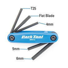 Load image into Gallery viewer, AWS-9.2 Fold-Up Bike Hex Wrench Set
